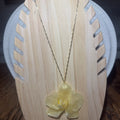 Gold Orchid Necklace