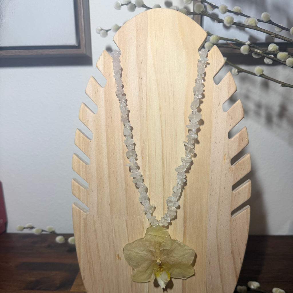 White Orchid Necklace