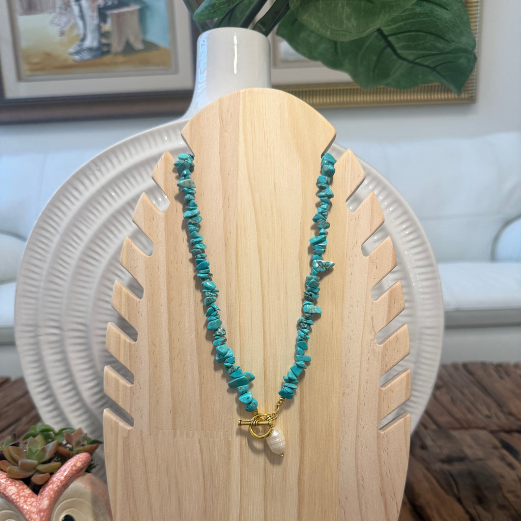 Turquoise and Pearl
