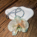 Blue Orchid Necklace