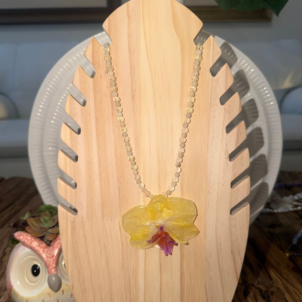 Crystal Orchid Necklace